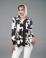 شومیز مجلسی جلو بسته نگین خور